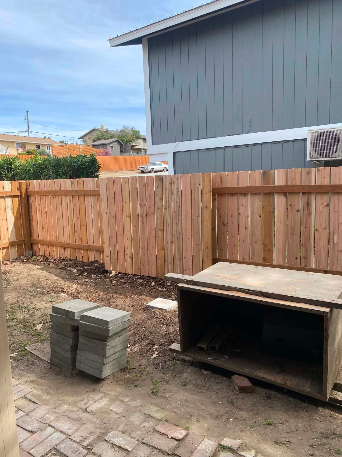 Cedar privacy fence installed in Wenatchee, WA — view 4
